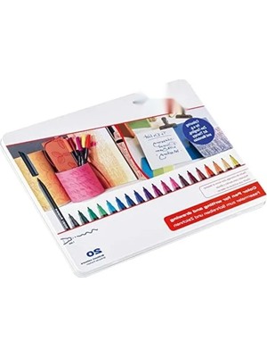 Calperia Ince Uçlu Keçeli Kalem Seti - 20 Parça, 1 mm Yuvarlak Uç