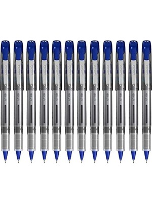 Calperia Ince Uçlu Kalem Seti - 12 Adet Mavi 0.6 mm