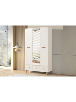 Doressa Litte 3 Kapılı Gardırop