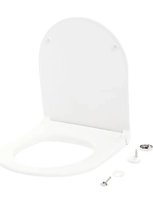 Calperia Yavaş Kapanır Metal Menteşeli Duroplast Klozet Kapak