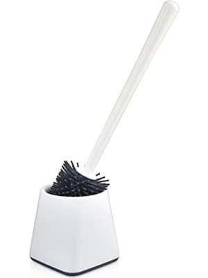 Calperia Silikon Tuvalet Fırçası - Beyaz Kare