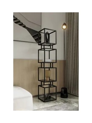Vivense Marsah Home Rio Metal Kitaplık, Siyah