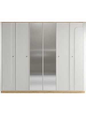 Alfemo Oasis 6 Kapaklı Dolap