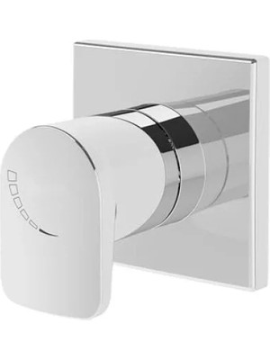 Calperia Ankastre Stop Valf | Sıva Üstü Montaj | Krom