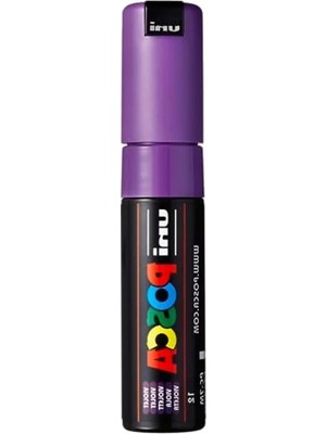 Calperia Mor Renkli Geniş Uçlu Su Bazlı Keçeli Kalem