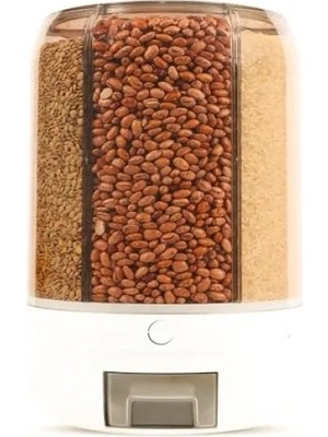 Calperia 10 kg Kapasiteli 6 Gözlü Bakliyat Organizeri