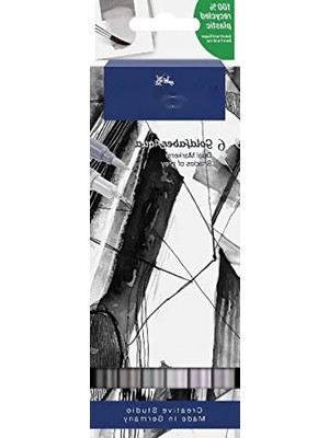 Calperia Gri Tonlarında Iki Uçlu Su Bazlı Kalem Seti - 6'lı