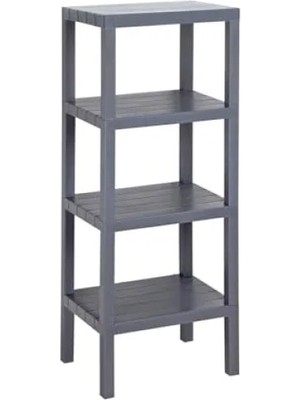 Calperia 4 Katlı Yer Tasarruflu Köşe Rafı, Çok Amaçlı, 38X29X100 cm