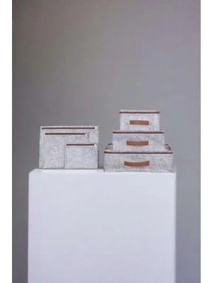 Calperia Deri Kulplu 6 Parça Bavul Içi Organizer Seti