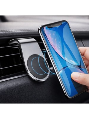 Novaura Araba Klimasına Takılan Mandallı Mıknatıslı Telefon Tutucu