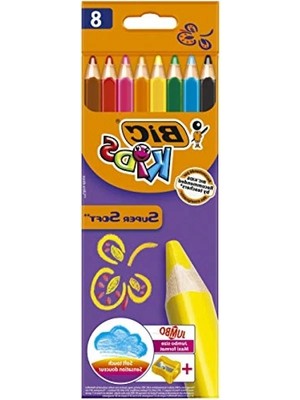 Calperia Üç Kenarlı Yumuşak Boyama Kalem Seti - 8 Renk