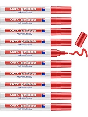 Calperia Kırmızı Tam Örtücü Boya Kalemi, Kaliteli Yazım