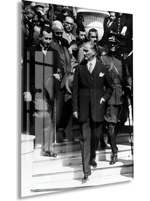 Peony Concept Mustafa Kemal Atatürk – Cam Duvar DEKORU-PEONYATA080