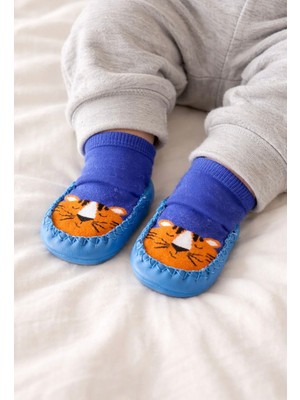 Minissa Baby Kids Çarık Çorap Kaydırmaz Tabanlı - Bebek Çocuk Patik-Deri Taban