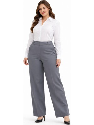 Kübra Kadın Boru Paça Kumaş Pantolon BGL-ST05386