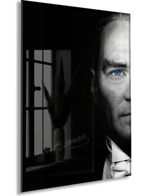Peony Concept Mustafa Kemal Atatürk – Cam Duvar DEKORU-PEONYATA096