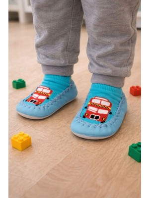 Minissa Baby Kids Çarık Çorap Kaydırmaz Tabanlı - Bebek Çocuk Patik-Deri Taban