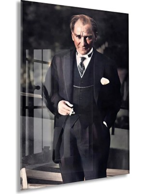 Peony Concept Mustafa Kemal Atatürk – Cam Duvar DEKORU-PEONYATA093