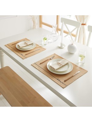 Jüt Amerikan Servis 6lı Set 35X45