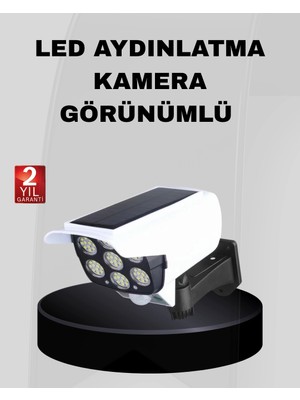 Epilons Solar Bahçe Aydınlatması Su Geçirmez IP66 Pır Sensörlü Uzun Çalışma Süreli