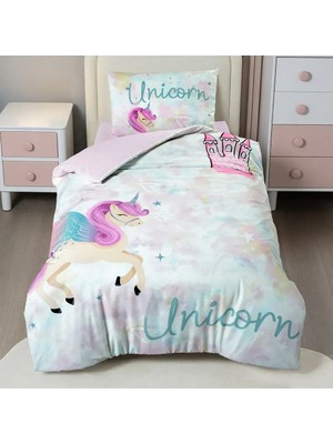 Mulvxurg  URG02  Creaforce Unicornland Anew Tek Kişilik Nevresim Takımı (Mulvix)