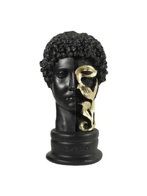 Vivense Antik Büst, Siyah Gold