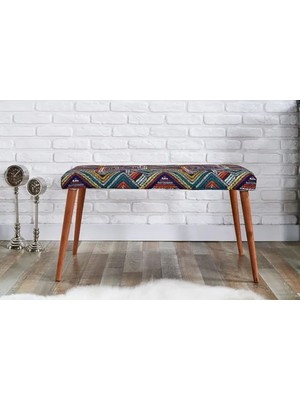 Vivense Tubihome Puf Bench, Desenli