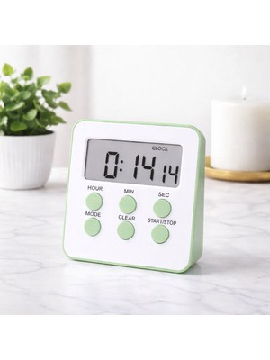 Mr Alarmlı Dijital Öğrenci Sınav Masa Kronometresi – 24 Saat Geri Sayım Timer, 2 Kademeli Alarm, LCD Ekranlı Kronometre