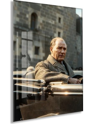 Peony Concept Mustafa Kemal Atatürk – Cam Duvar DEKORU-PEONYATA099