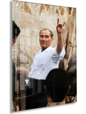 Peony Concept Mustafa Kemal Atatürk – Cam Duvar DEKORU-PEONYATA091