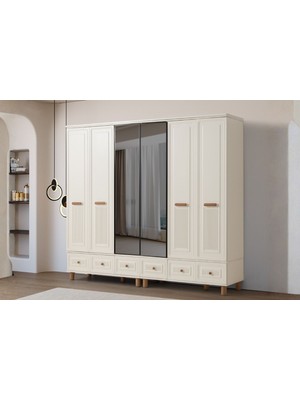 Doressa Solt 6 Kapılı Gardırop