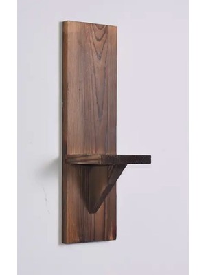 Mipoy Design Ahşap Dekoratif Duvar Standı - Tekli Modern Raf