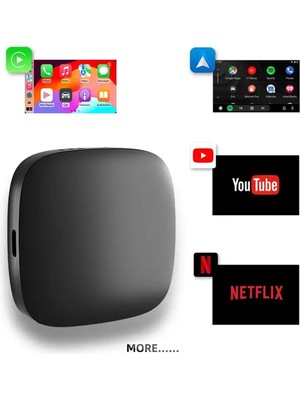 Eco Port Wireless Carplay Android Araba 4 Çekirdekli Akıcı Fullhd 1080P Wifi 2.4/5g 2GB/32GB