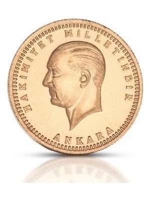 1 Adet Eski Tarihli Ata Lira Kulpsuz - Cumhuriyet Altın