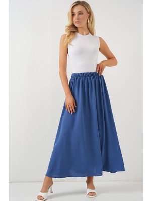 Trend Cojans Uzun Ayrobin Etek 8050 - Indigo