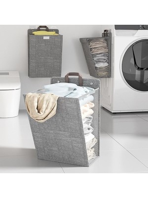 Store Mania Katlanabilir Asılabilir Kirli Çamaşır Sepeti  STRMIA-RSTTT34