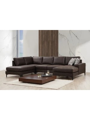 Vivense Porto Köşe Koltuk, Kahve, Sağ Köşe