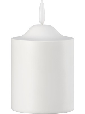 IKEA Smalom Beyaz Led'li Blok Mum