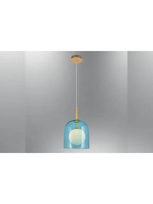 Vivense Supa Tekli Kısa Cam Sarkıt, Mavi