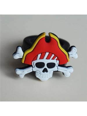 TKÇ Mey Ithalat® Kırmızı Renk Şapkalı Çocuk Uyumlu Plastik Korsan Yüzüğü