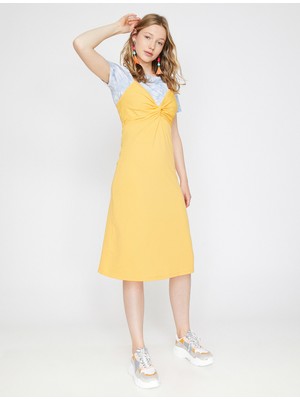 Koton Askılı Elbise