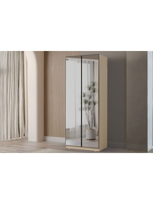 Doressa Strada 2 Kapılı Reflekte Camlı Gardırop