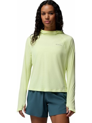 Columbia Stealth Spring Kapüşonlu Kadın Teknik Uzun Kollu T-Shirt