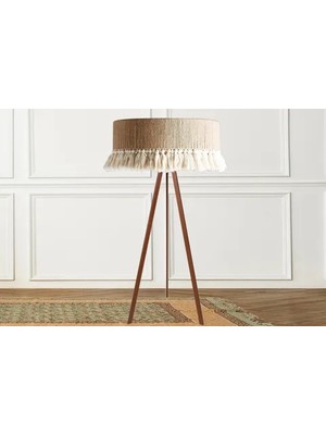 Vivense Evlight Jüt Püsküllü Hasır Ipli Lambader