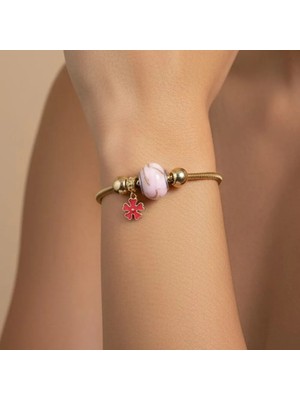 Xupıng Jewelry Açık Pembe Pndr Bileklik