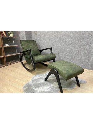 Vivense Ekol Sallanan Sandalye, Yeşil, Siyah Ayak