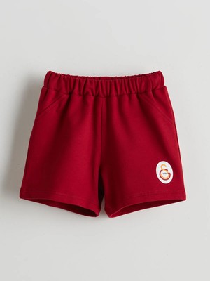 Lc Waikiki Yeni Sezon Beli Lastikli Galatasaray Baskılı Erkek Bebek Şort