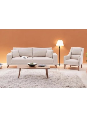 Vivense LEGO Yataklı Koltuk Takımı, Krem