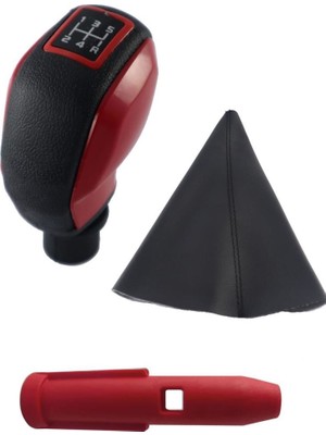 Zetoto Peugeot Partner 207 301 307 407 508 206 Spor Vites Topuzu Renkli Kırmızı Topuz + 301 C - Elysee Körük