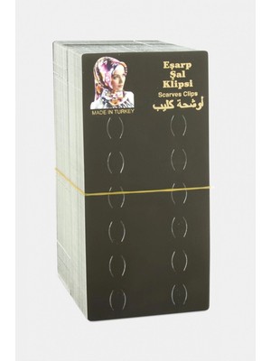 Pileli Store Eşarp Şal Klipsi Kartı